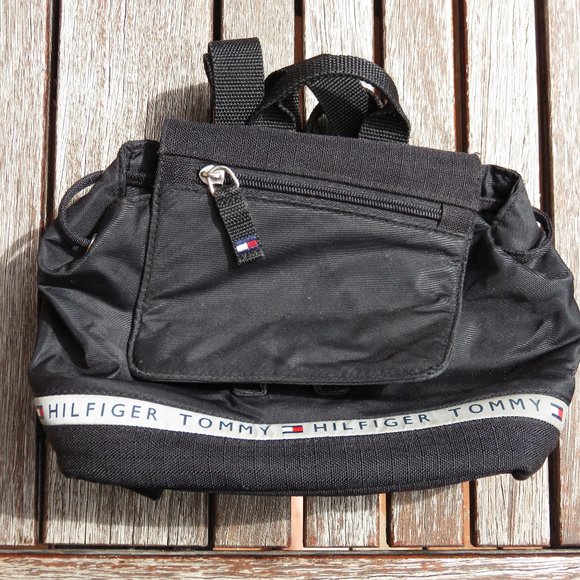 Black Tommy Hilfiger Mini Backpack - Picture 3 of 11